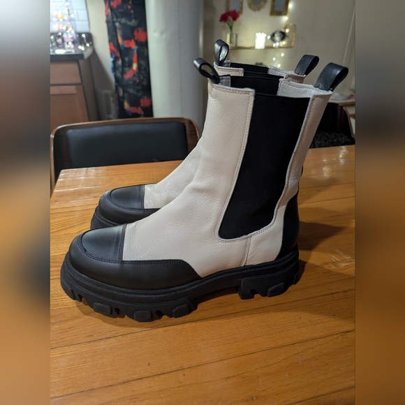 White Bianco BIAGINNY CHELSEA BOOTS size 40 - Picture 8 of 12